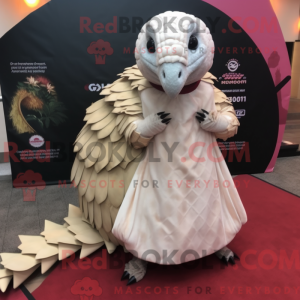 White Pangolin mascot...