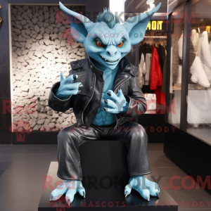Cyan Gargoyle maskot...