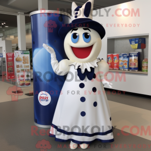 Navy Bottle Of Milk mascot...