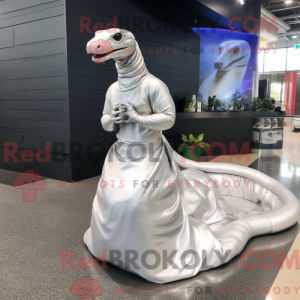 Silver Titanoboa mascot...