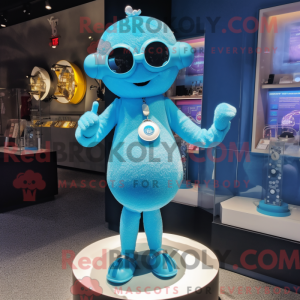 Cyan Pho mascot costume...