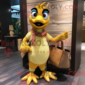 Gold Woodpecker mascot...