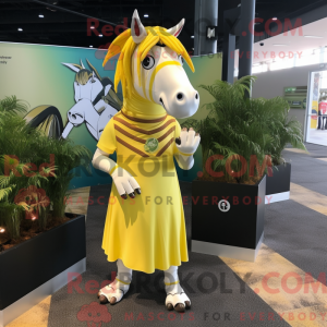 Lemon Yellow Quagga mascot...