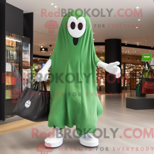 Forest Green Ghost mascot...