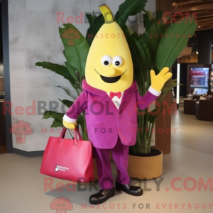 Magenta Baa mascot costume...
