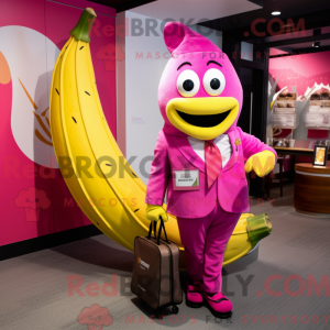 Magenta Baa mascot costume...