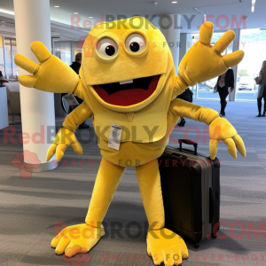 Citrongul Krabbe maskot...