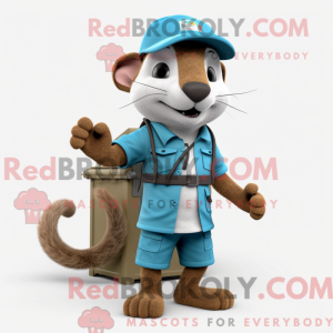 Cyan Mongoose mascot...