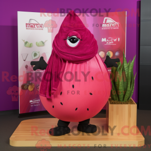 Magenta Melon Maskottchen...