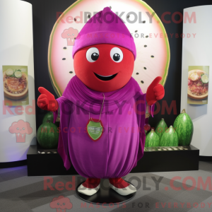 Magenta Melon mascot...