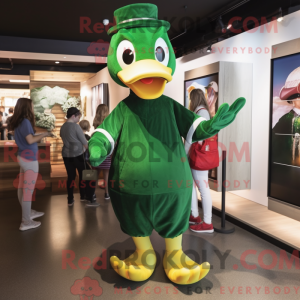 Forest Green Duck mascot...