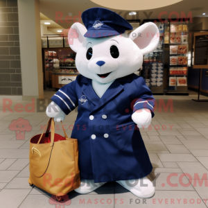 Navy Ray mascot costume...