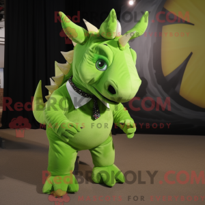 Lime Green Triceratops...