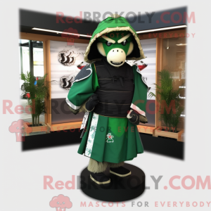 Forest Green Samurai mascot...