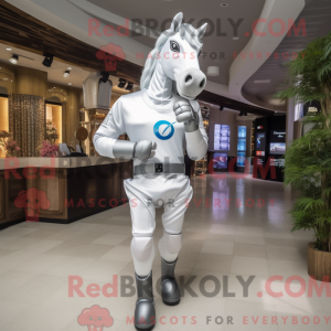 Costume mascotte Silver...