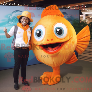 Orange Fish Tacos mascot...