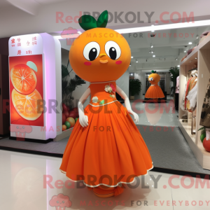 Peach Mandarin maskot...
