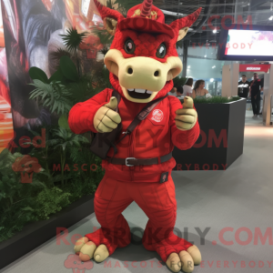 Figura de máscara de dragão...