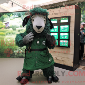 Forest Green Suffolk Sheep...