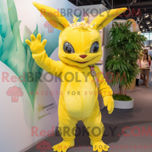 Citrongul Chupacabra maskot...