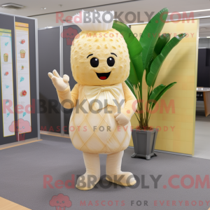 Beige Pineapple mascot...