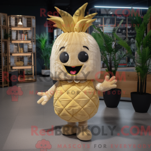 Beige Pineapple mascot...