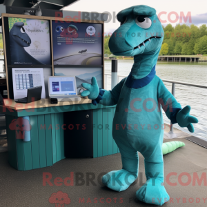 Teal Loch Ness Monster...