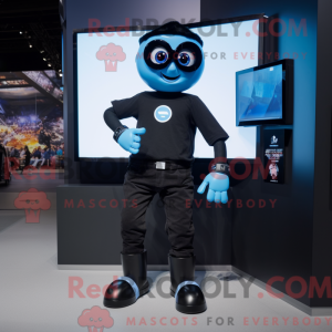 Sort Computer maskot...