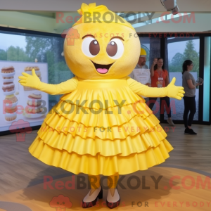 Yellow Cupcake mascot...