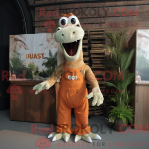 Rust Diplodocus mascot...