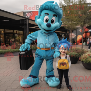 Disfraz de mascota Teal...