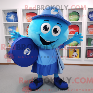 Blue Plate Spinner mascot...