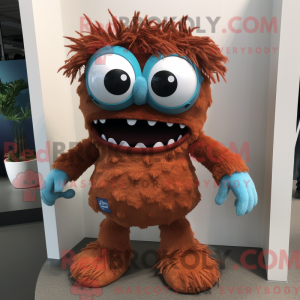 Rust Cyclops mascot costume...