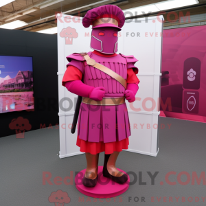 Magenta romersk soldat...