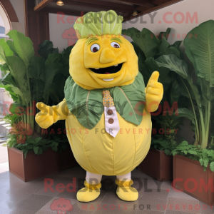 Yellow Cabbage mascot...