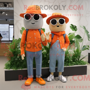 Carrot mascot costume...