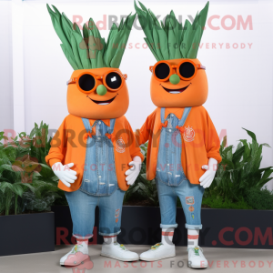Carrot mascot costume...
