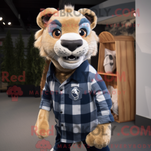 Navy Smilodon maskot...