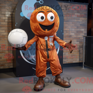 Rust Handball Ball mascot...