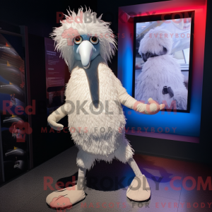 White Emu mascot costume...