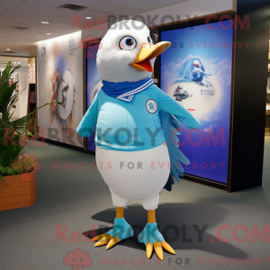 Sky Blue Gull mascot...