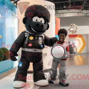 Black Astronaut mascot...