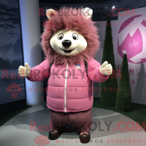 Pink Porcupine mascot...