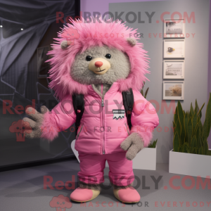 Pink Porcupine mascot...