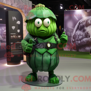 Forest Green Grenade mascot...
