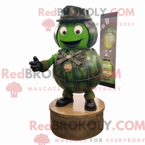 Forest Green Grenade mascot...