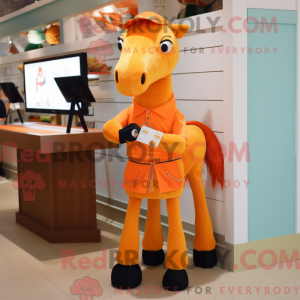 Postava maskota Orange Mare...