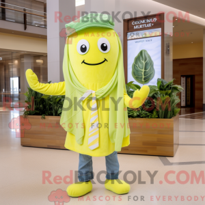 Lemon Yellow Celery mascot...