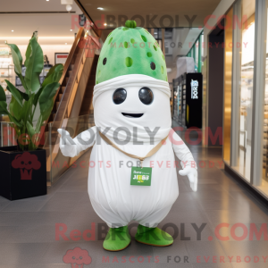 White Cucumber mascot...