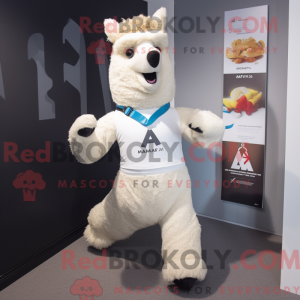 Alpaca mascot costume...